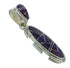 Southwest Sterling Silver And Magenta Turquoise Pendant YX68268